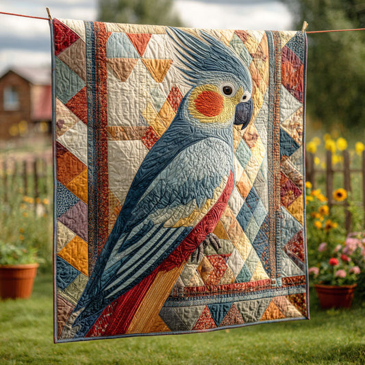 Wild Plumage Quilted Blanket NCU0TD322