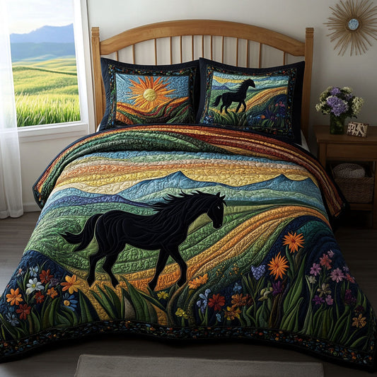 Wild Prairie Majesty 3-Piece Quilted Bedding Set NCU0PT4522