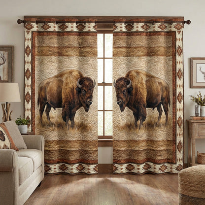 Wild Prairie Quilted Curtains NCU0TV1626