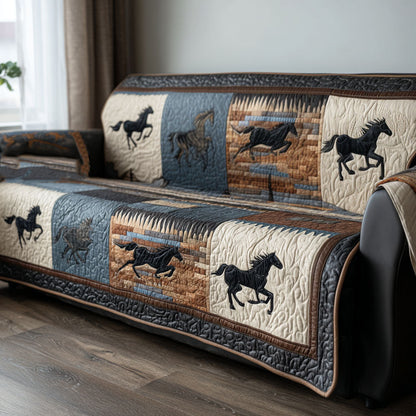 Wild Prairie Quilted Sofa Cover NCU0PT10236