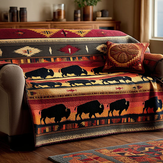 Wild Range Quilted Sofa Cover NCU0NT11951