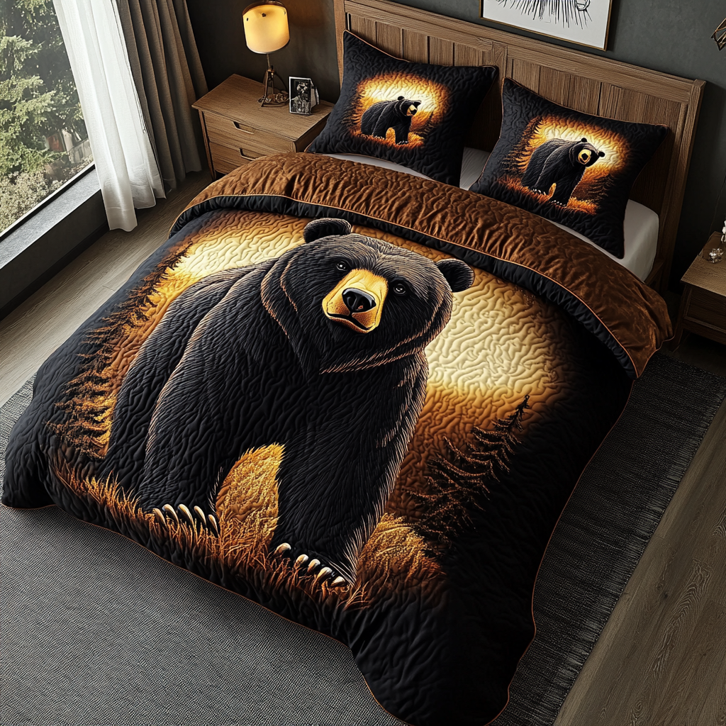 Wild Roam 3-Piece Quilted Bedding Set NCU0DK6506