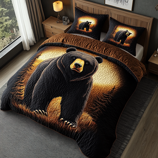 Wild Roam 3-Piece Quilted Bedding Set NCU0DK6506