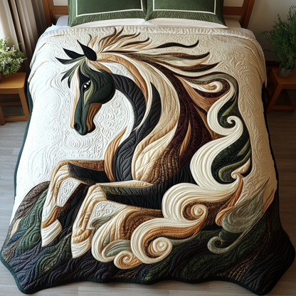 Wild Spirit 3-Piece Quilted Bedding Set NCU0DK2496