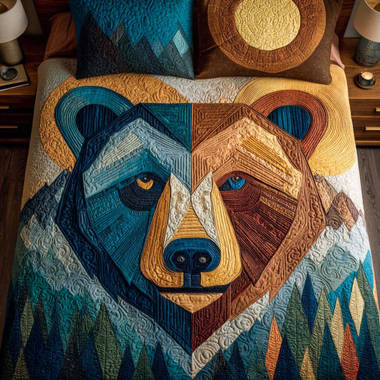 Wild Spirit 3-Piece Quilted Bedding Set NCU0NT7866