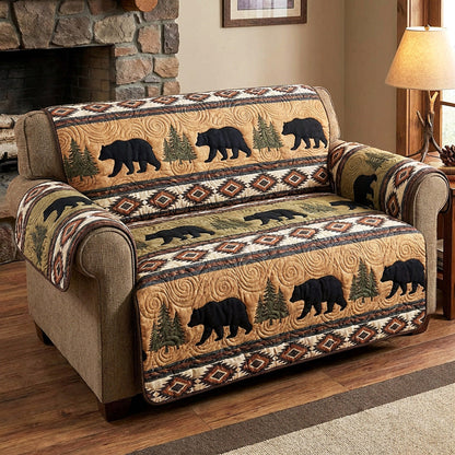 Wild Timber Quilted Sofa Cover NCU0TV1637