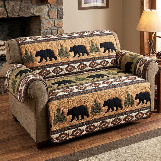 Wild Timber Quilted Sofa Cover NCU0TV1637
