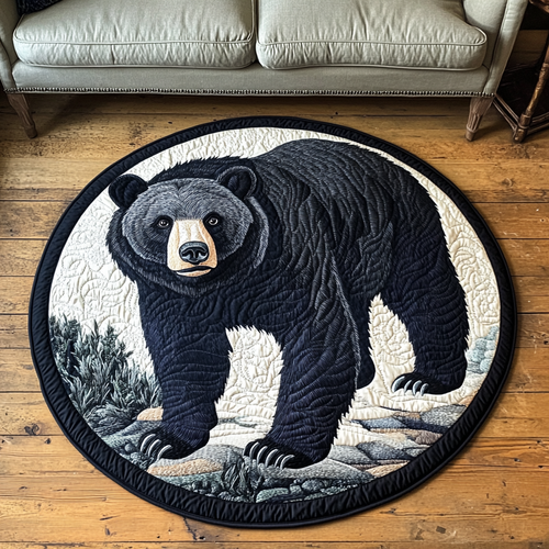 Wild Tracks Quilted Round Mat NCU0DK6528