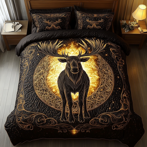 Wild Tundra 3-Piece Quilted Bedding Set NCU0DK4564