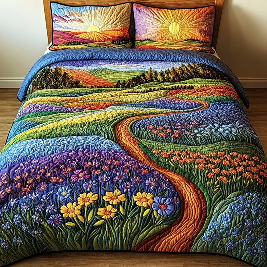 Wild West 3-Piece Quilted Bedding Set NCU0VL2135