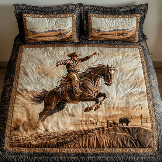 Wild West Quilted Bedding Set NCU0DK6846