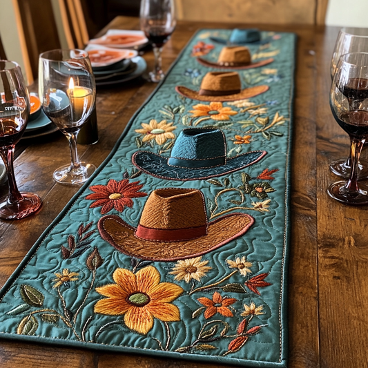 Wild West Quilted Table Runner NCU0VH5221