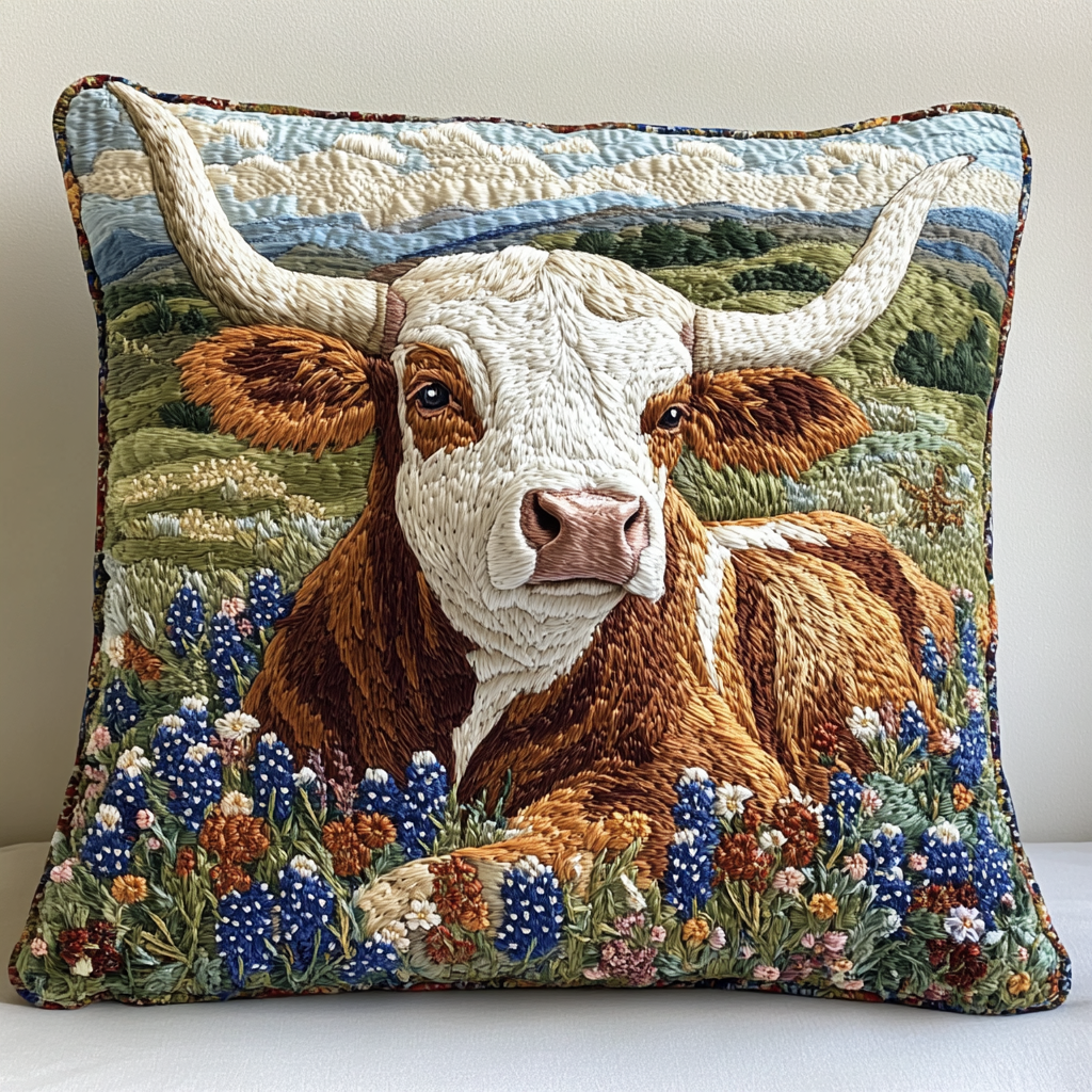 Wild West Spirit Quilted Pillow Case NCU0DV5181