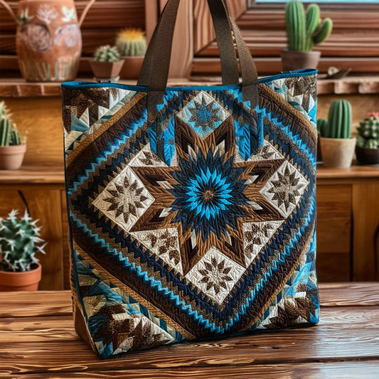 Wild West Spirit Quilted Tote Bag NCU0PT8761