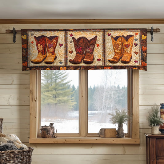 Wild West Style Quilted Valance NCU0NT6683
