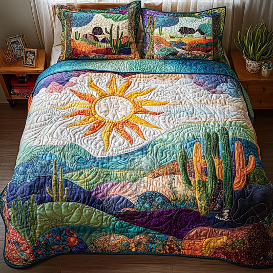 Wild West Wonders 3-Piece Quilted Bedding Set NCU0DV3688
