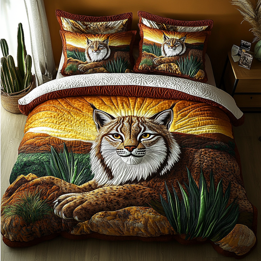 Wild Whisper 3-Piece Quilted Bedding Set NCU0DK6609