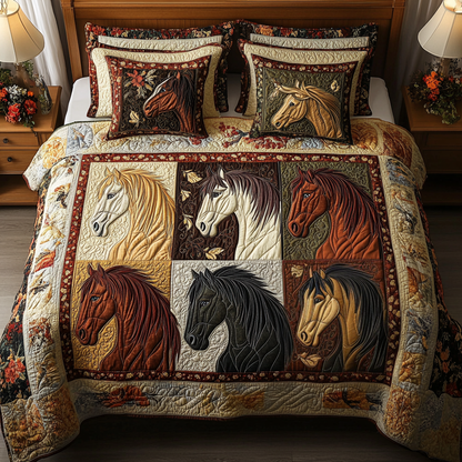 Wild Whispers 3-Piece Quilted Bedding Set NCU0VH1620