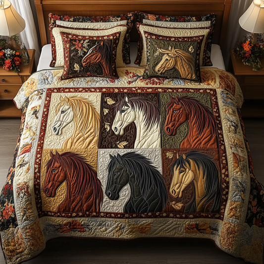Wild Whispers 3-Piece Quilted Bedding Set NCU0VH1620