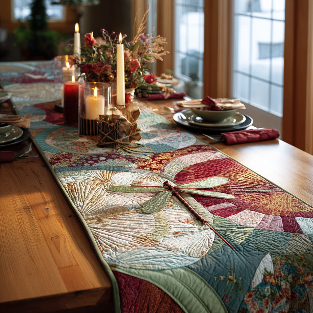 Wild Wing Harmony Quilted Table Runner NCU0DV8724