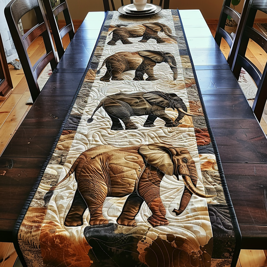 Wild Wisdom Quilted Table Runner NCU0DV3587