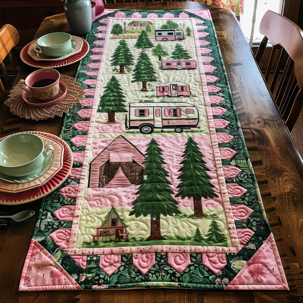 Wilderness Wanderer Quilted Table Runner NCU0PT377