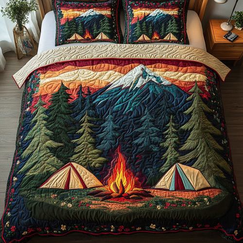 Wilderness Bliss 3-Piece Quilted Bedding Set NCU0DK5545