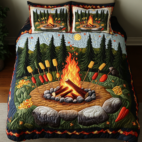 Wilderness Bliss 3-Piece Quilted Bedding Set NCU0DK6218