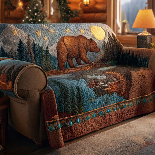 Wilderness Call Quilted Sofa Cover NCU0XD1735