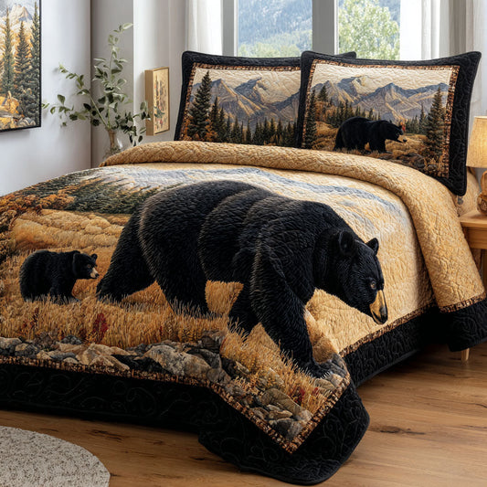Wilderness Calm 3-Piece Quilted Bedding Set NCU0DK12046