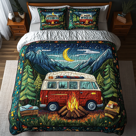 Wilderness Escape 3-Piece Quilted Bedding Set NCU0DK7162
