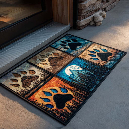Wilderness Mosaic Paw Doormat NCU0XD1240