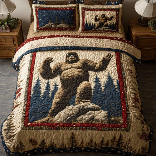 Wilderness Patriot 3-Piece Quilted Bedding Set NCU0PT7735