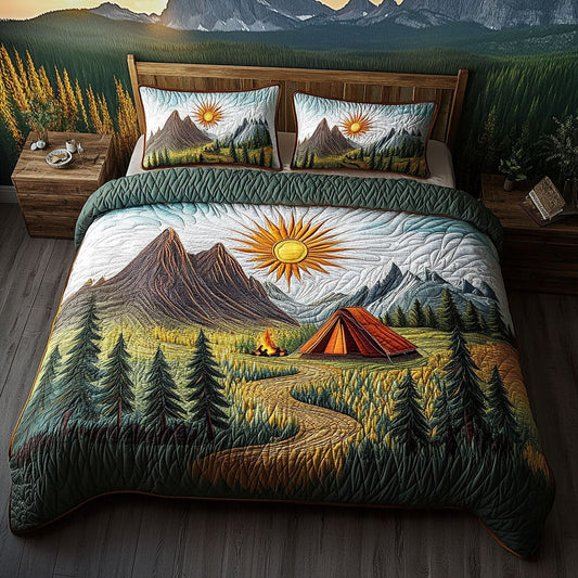 Wilderness Retreat 3-Piece Quilted Bedding Set NCU0PT4574