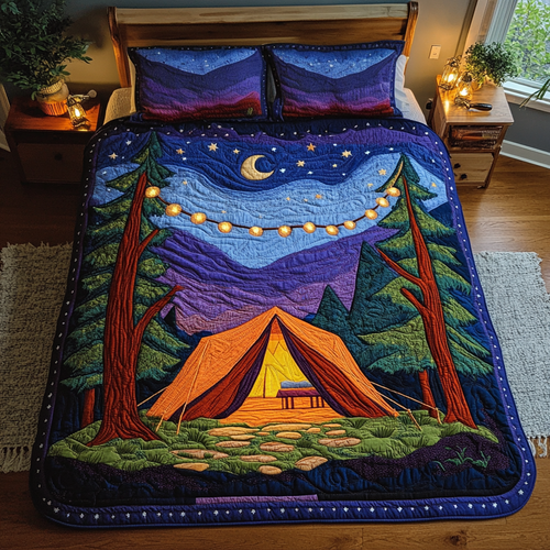 Wilderness Vibes 3-Piece Quilted Bedding Set NCU0DK7078