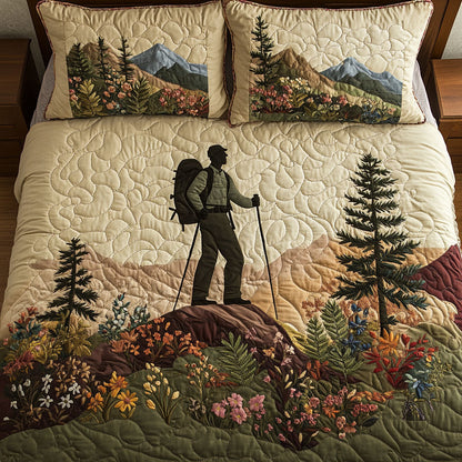 Wilderness Walk 3-Piece Quilted Bedding Set NCU0PT6998