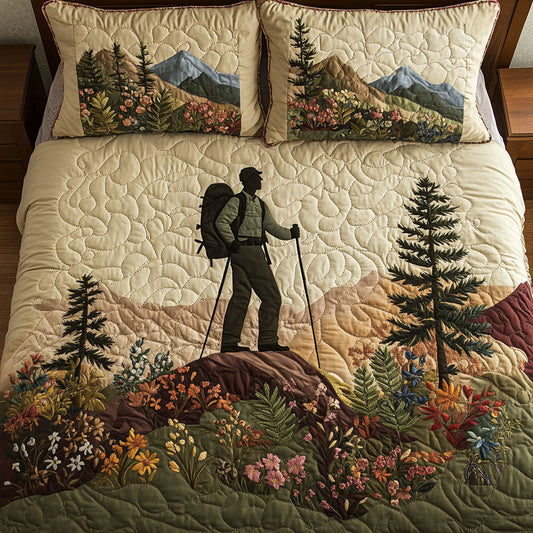 Wilderness Walk 3-Piece Quilted Bedding Set NCU0PT6998