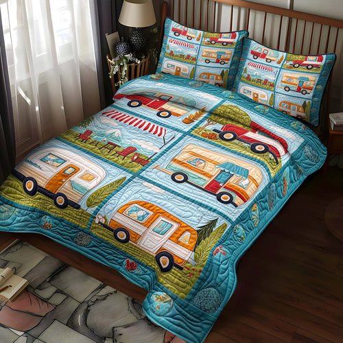 Wilderness Way 3-Piece Quilted Bedding Set NCU0NT676