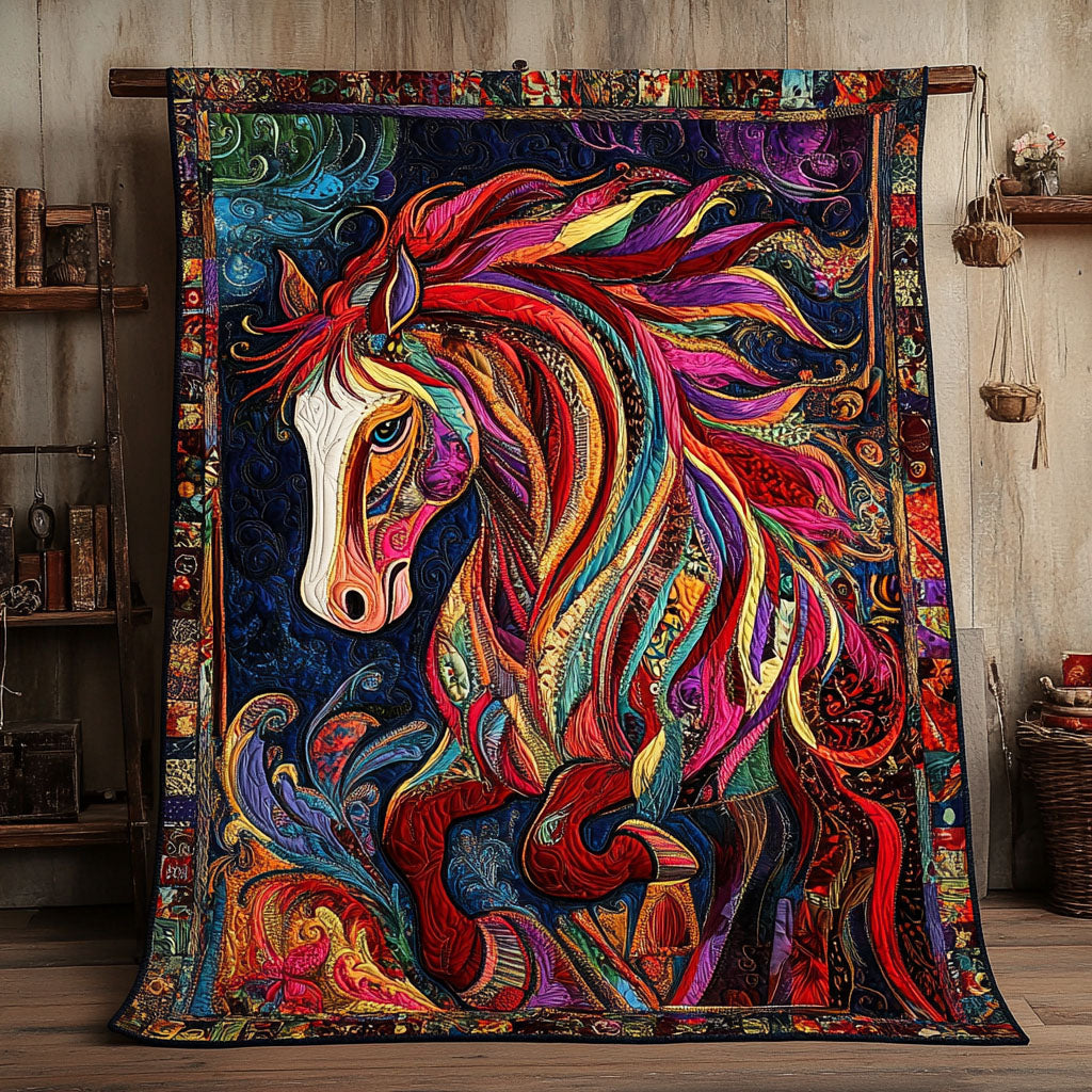 Wildfire Run Quilted Blanket NCU0PT4372