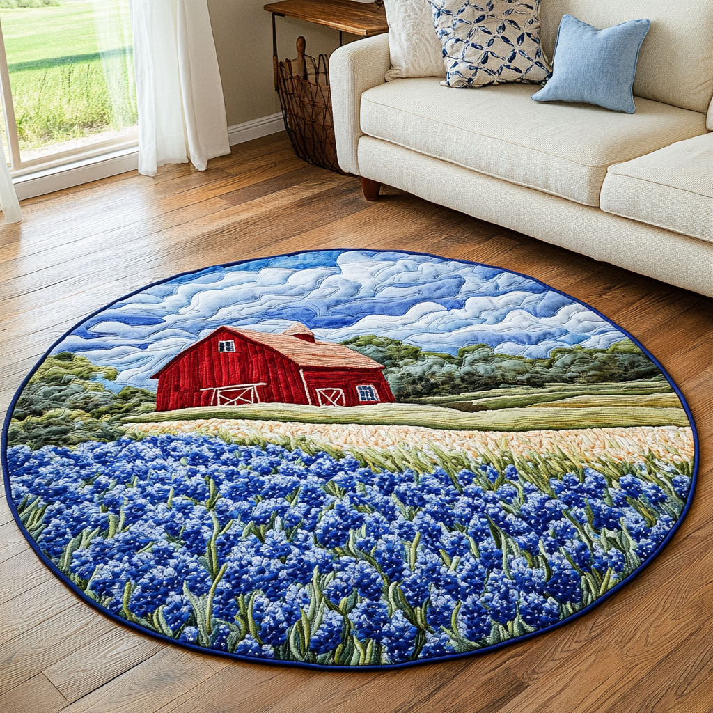 Wildflower Dreams Quilted Round Mat NCU0DK7215