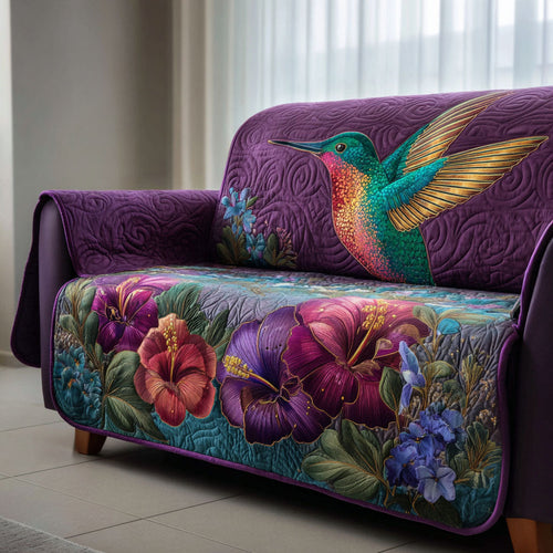 Wildflower Drift Quilted Sofa Cover NCU0DK12115