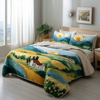 Wildflower Hills 3-Piece Quilted Bedding Set NCU0VL3134