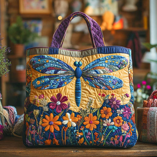 Wildflower Horizon Quilted Tote Bag NCU0XD1705