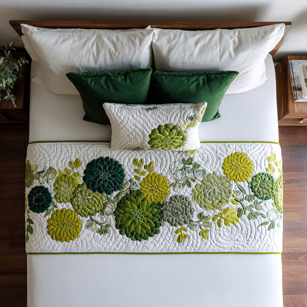 Wildflower Lullaby Quilted Bed Runner NCU0PT11172