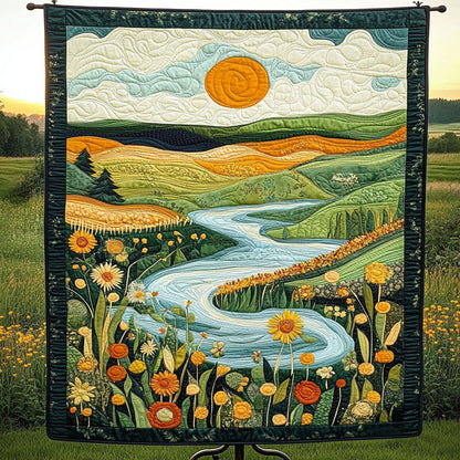 Wildflower Path Quilted Blanket NCU0NT4434