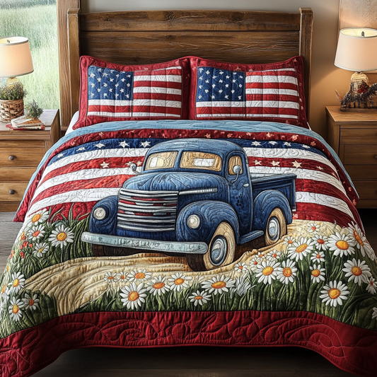 Wildflower Ride 3-Piece Quilted Bedding Set NCU0VH4141