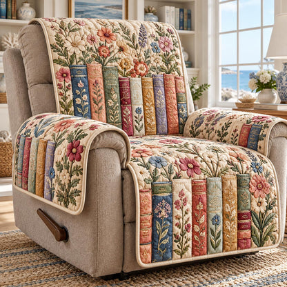 Wildflower Storybook Garden Quilted Sofa Cover NCU0DV10330