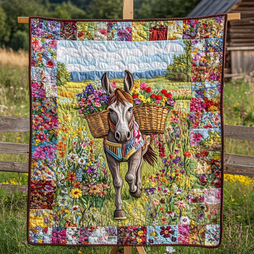 Wildflower Walk Quilted Blanket NCU0PT5746