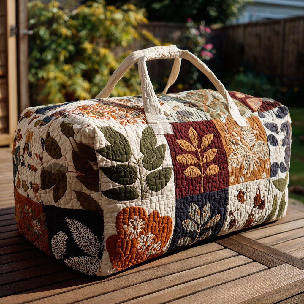 Wildflower Waltz Quilted Duffle Bag NCU0PT8940