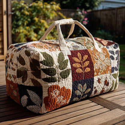 Wildflower Waltz Quilted Duffle Bag NCU0PT8940